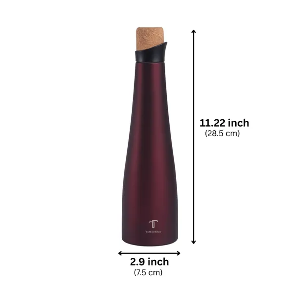Wine_Red_Stainless_Steel_Water_Bottle_For_Unisex