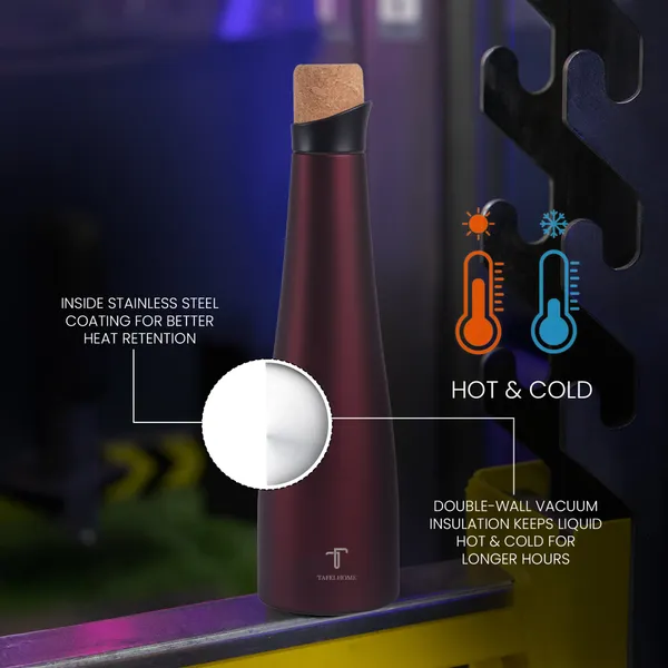 Wine_Red_Stainless_Steel_Water_Bottle_For_Unisex