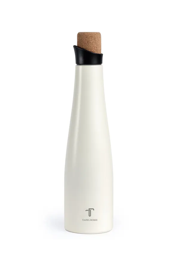 Matte_White_Stainless_Steel_Water_Bottle_For_Unisex