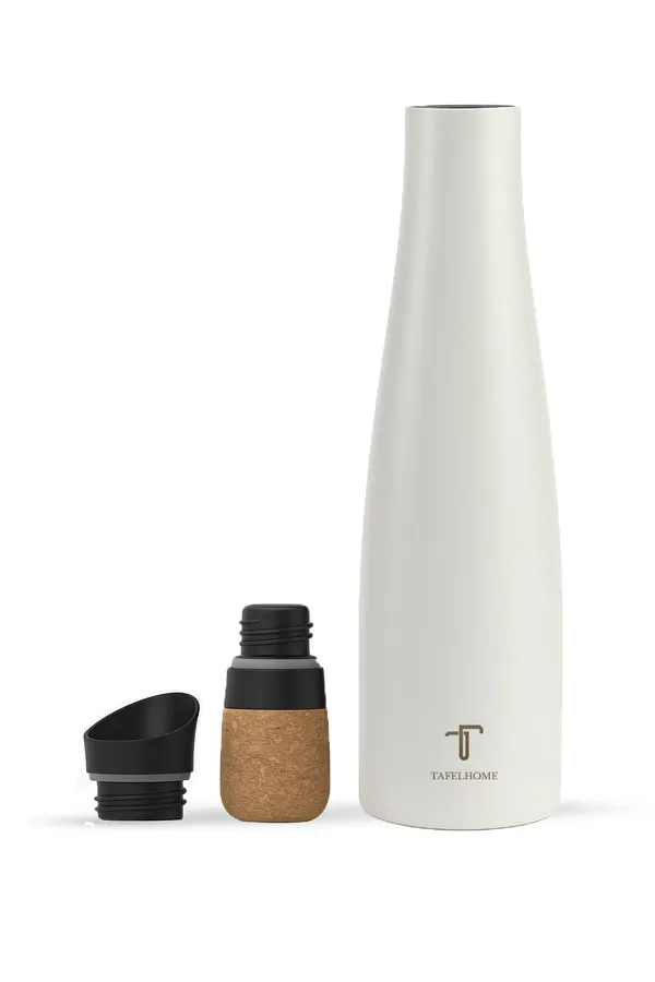 Matte_White_Stainless_Steel_Water_Bottle_For_Unisex
