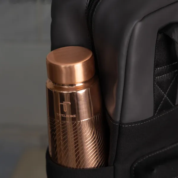 GLOSSY_ETCHED_SWIRL_|_900_ML_Pure_Copper_Water_Bottle_