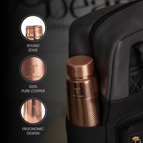 GLOSSY_ETCHED_SWIRL_|_900_ML_Pure_Copper_Water_Bottle_