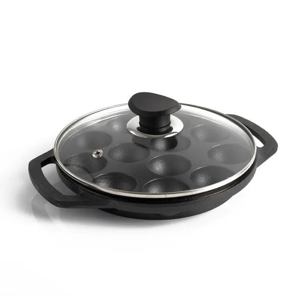 Black_Cast_Iron_Appam_Patra_With_Lid_For_Kitchen_Use_And_Kadai_(Pack_Of_2)