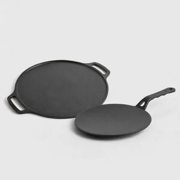 Black_Cast_Iron_Dosa_And_Roti_Tawa_For_Kitchen_Use_(Pack_Of_2)