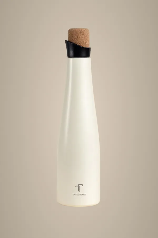 Matte_White_Stainless_Steel_Water_Bottle_For_Unisex