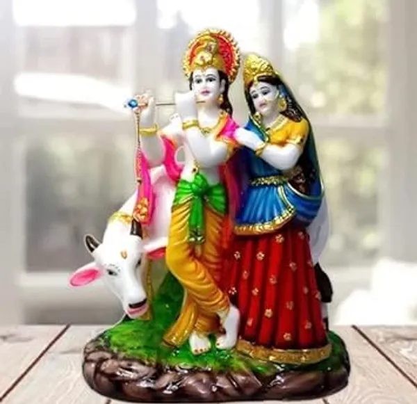 Marble_Dust_Radha_Krishan_Murti_With_Cow_Radhe_Krishna_Statue_Murti_Krishna_Ji_Murti_Showpiece_Gift_Home_Pooja_Idol_Size_11_Inches_1_Feet