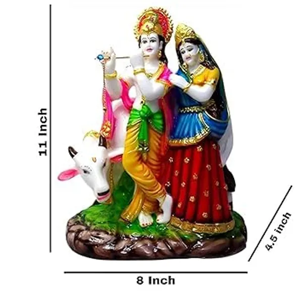Marble_Dust_Radha_Krishan_Murti_With_Cow_Radhe_Krishna_Statue_Murti_Krishna_Ji_Murti_Showpiece_Gift_Home_Pooja_Idol_Size_11_Inches_1_Feet