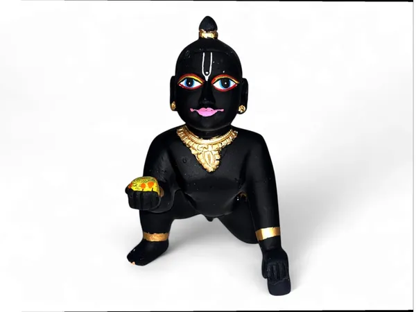 Cultured_Marble_Hand_Crafted_Statue_Of_Laddu_Gopal_Kanha_Ji_Statue_Murti_Bal_Gopal_(Black)_Idol_For_Pooja,_Gift_&_Home/Office_Decoration_(Size_5.5_Inch)