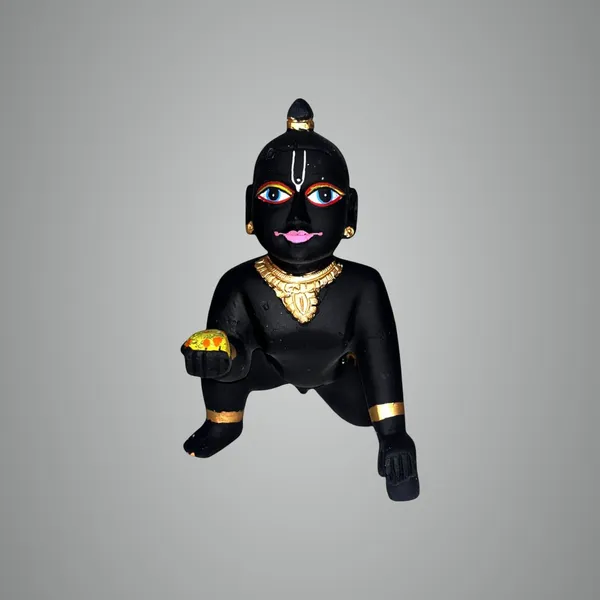 Cultured_Marble_Hand_Crafted_Statue_Of_Laddu_Gopal_Kanha_Ji_Statue_Murti_Bal_Gopal_(Black)_Idol_For_Pooja,_Gift_&_Home/Office_Decoration_(Size_8_Inch)