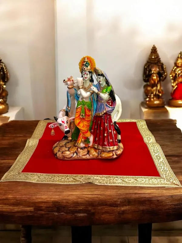 Premium_Red_Velvet_Aasanfor_Deities/Red_Aasan_For_Mandir,_18_X_48_Inches