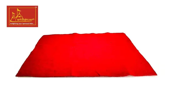 Yellow_&_Red_Pooja_Woolen_Asana_For_Complete_Result_On_Doing_Puja_And_To_Avoid_Side_Effects_On_The_Direct_Sitting_On_The_Ground_And_Worshiping.|Home||Pooja|,(24X20_Inch);Ach307