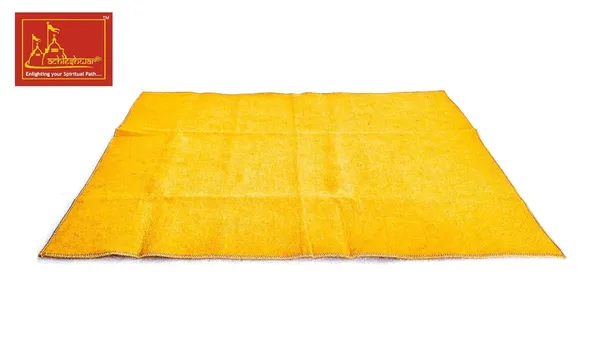 Yellow_&_Red_Pooja_Woolen_Asana_For_Complete_Result_On_Doing_Puja_And_To_Avoid_Side_Effects_On_The_Direct_Sitting_On_The_Ground_And_Worshiping.|Home||Pooja|,(24X20_Inch);Ach307