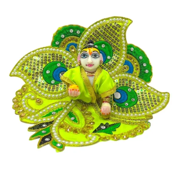 Premium_Laddu_Gopal_Poshak_|_Bal_Gopal_Poshak_|_Kanha_Ji_Dress_For_Small_Idol_For_Size_3_Pack_Of_6_Handmade_Peacock_Feather_Embroidery_Dress_With_Pearl_Work