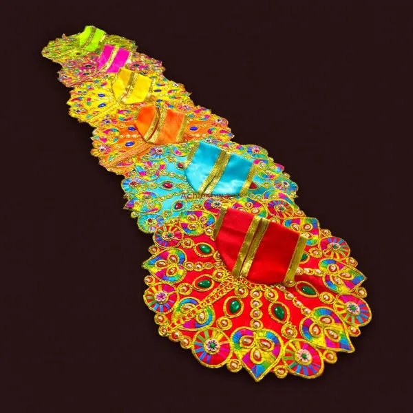 Laddu_Gopal_Poshak/Dress_|_Bal_Gopal_Poshak_|_Kanha_Ji_Vastra_For_Small_Idol_For_Size_3_Pack_Of_6_Handmade_Jari_&_Stone_Work
