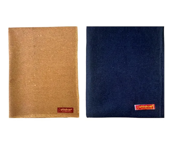 Combo_Of_Premium_Brown_&_Darkblue_Woolen_Aasan_Completely_Handcrafted_Perfect_Mat_For_Meditation_&_Prayers_-_Soft,_Comfortable_(Size_23_X_30_Inch)