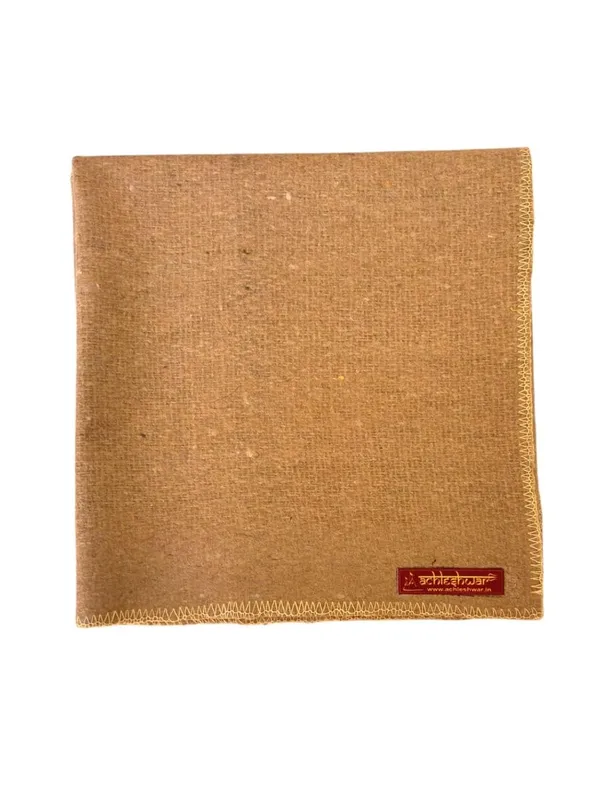 Combo_Of_Premium_Brown_&_Darkblue_Woolen_Aasan_Completely_Handcrafted_Perfect_Mat_For_Meditation_&_Prayers_-_Soft,_Comfortable_(Size_23_X_30_Inch)