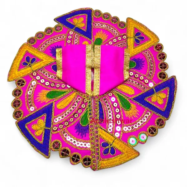 Premium_Laddu_Gopal_Poshak_|_Bal_Gopal_Poshak_|_Kanha_Ji_Dress_For_Small_Idol_For_Size_4_Pack_Of_6_Handmade_Beautiful_Embroidery_Dress_With_Jari_Work