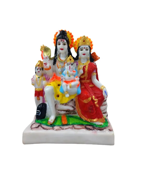 Marble_Lord_Shiva_Parvati_Kartikeya_And_Ganesha_Murti_Shiv_Family_Parivar_Idol_Statue_For_Home_DÃ¯Â¿Â½Cor_Mandir_Temple_Gift_Showpiece_9_Inch_Height