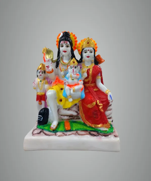 Marble_Lord_Shiva_Parvati_Kartikeya_And_Ganesha_Murti_Shiv_Family_Parivar_Idol_Statue_For_Home_DÃ¯Â¿Â½Cor_Mandir_Temple_Gift_Showpiece_9_Inch_Height