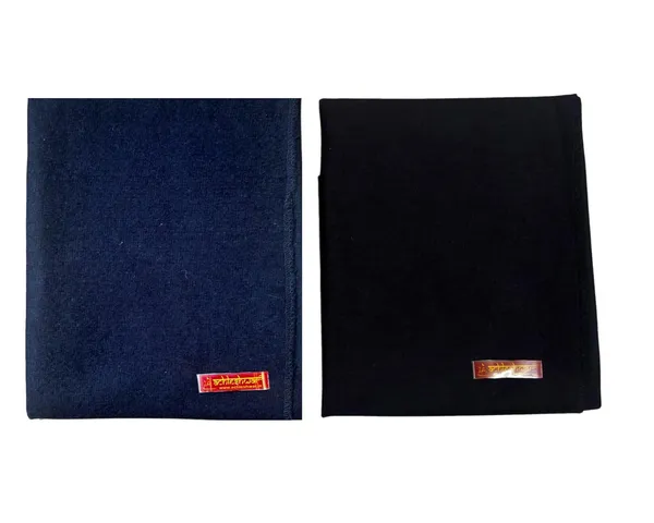 Combo_Of_Premium_Dark_Blue_&_Black_Woolen_Aasan_Completely_Handcrafted_Perfect_Mat_For_Meditation_&_Prayers_-_Soft,_Comfortable(Size_23_X_30_Inch)