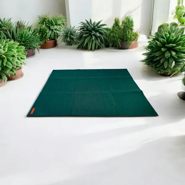 Combo_Of_Premium_Green_And_Red_Woolen_Aasan_Completely_Handcrafted_Perfect_Mat_For_Meditation_&_Prayers_-_Soft,_Comfortable_(Size_23_X_30_Inch)