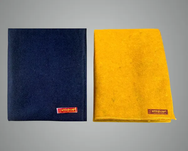 Combo_Of_Premium_Dark_Blue_&_Yellow_Woolen_Aasan_Completely_Handcrafted_Perfect_Mat_For_Meditation_&_Prayers_-_Soft,_Comfortable(Size_23_X_30_Inch)