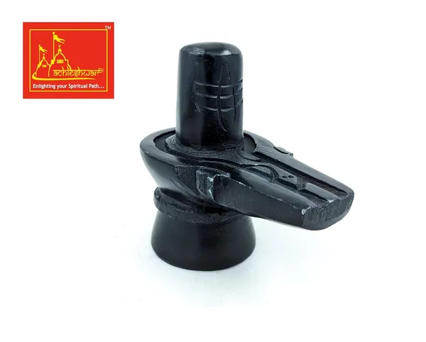 Original_Hand_Crafted_Black_Marble_Shivling_&_Nandi_For_Pooja|Mandir|Decor|Office|Gifting_(2.5_Inch)