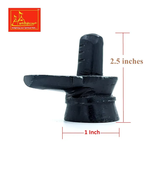 Original_Hand_Crafted_Black_Marble_Shivling_For_Pooja|Mandir|Decor|Office|Gifting|2.5_Inch