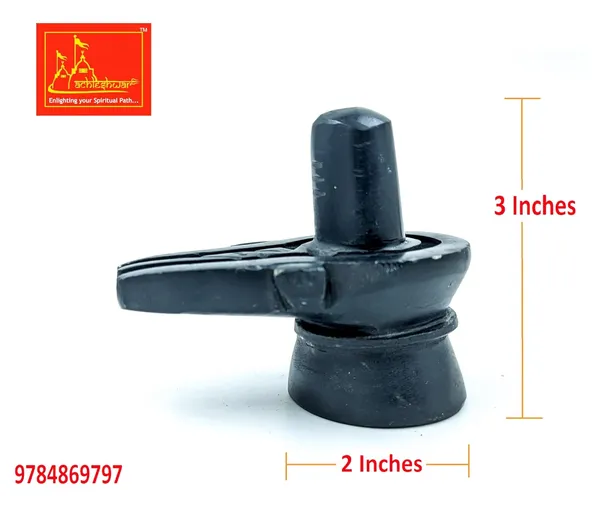 Original_Hand_Crafted_Black_Marble_Shivling_For_Pooja|Mandir|Decor|Office|Gifting|_3_Inch