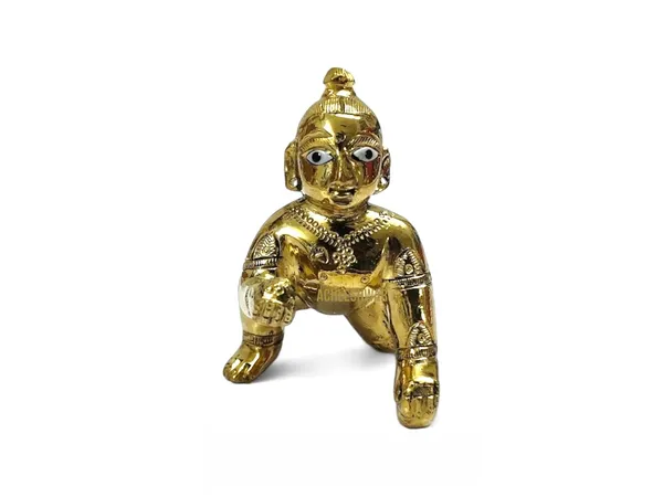 Presents_Gold_Designer_Attractive_Pure_Ashtdhatu_Laddu_Gopal_Idol_|_Puja_|_Decor_|_Home_|_Office_Size:-_1_No.