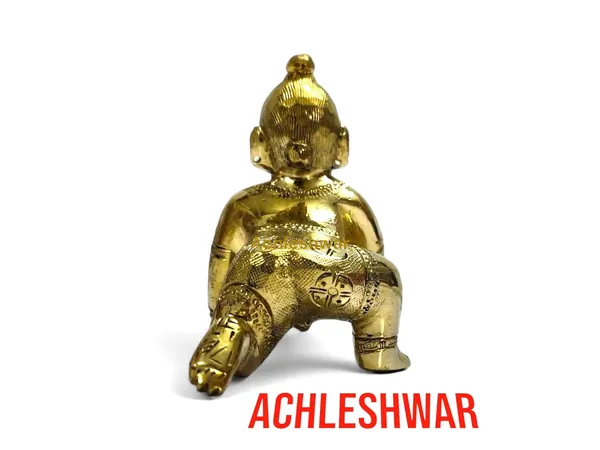 Presents_Gold_Designer_Attractive_Pure_Ashtdhatu_Laddu_Gopal_Idol_|_Puja_|_Decor_|_Home_|_Office_Size:-_1_No.