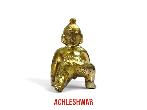 Presents_Gold_Designer_Attractive_Pure_Ashtdhatu_Laddu_Gopal_Idol_|_Puja_|_Decor_|_Home_|_Office_Size:-_2_No.
