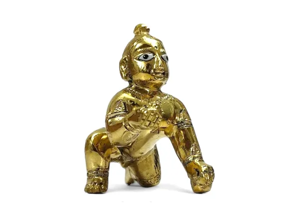 Presents_Gold_Designer_Attractive_Pure_Ashtdhatu_Laddu_Gopal_Idol_|_Puja_|_Decor_|_Home_|_Office_Size:-_2_No.