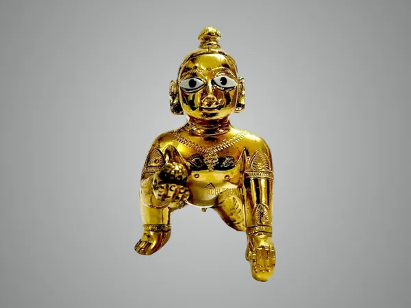 Presents_Gold_Designer_Attractive_Pure_Ashtdhatu_Laddu_Gopal_Idol_|_Puja_|_Decor_|_Home_|_Office_Size:-_5_No.