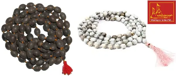 Combo_Of_Mala_Original_108+1_(Beads)_Natural_Thamara_(Kamal_Gatta_Mala),_Vaijayanti_Mala_For_|Wearing||Chanting||Pooja||Meditation|