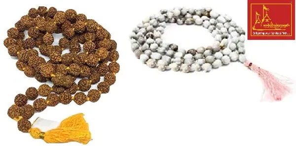 Combo_Of_Mala_Original_108+1_(Beads)_Natural_Rudraksha_5_Mukhi_Mala_(9_Mm),_Vaijayanti_Mala_For_|Wearing||Chanting||Pooja||Meditation|