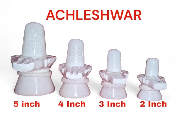 Original_Hand_Crafted_White_Marble_Shivling_For_Pooja|Mandir|Decor|Office|Gifting