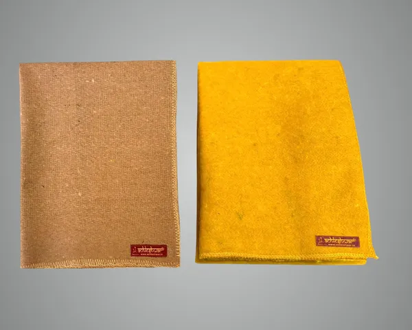 Combo_Of_Premium_Yellow_And_Brown_Woolen_Aasan_Completely_Handcrafted_Perfect_Mat_For_Meditation_&_Prayers_-_Soft,_Comfortable_(Size_23_X_30_Inch)
