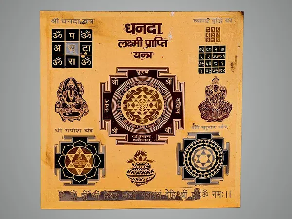 Dhanda_Laxmi_Prapti_Yantra_For_Business_Growth_With_Shri_Dhanda_Yantra/Kuber_Yantra/Ganesh_Yantra/Vyapar_Vrudhi_Yantra.Copper,Multi_Color_(6X6_Inch);_Ach138