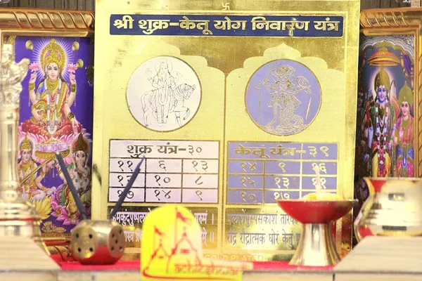 Shri_Shukra-Shani_Yog_Nivaran_Yantra_With_Mantra_For_Attaining_Peace,_Prosperity_And_Happiness.Energised,Copper,Multicolor_(6X6_Inch);Ach179