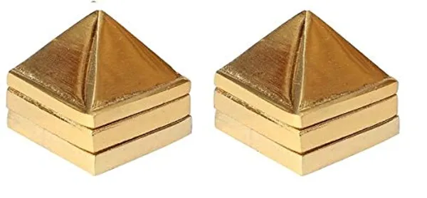 Golden_Three_Layer_Vastu_Metal_Pyramid_(2_Pcs)_For_Vastu_And_Feng_Shui.|Set_Of_3_:_91_Pyramids_In_Total||Golden||Zinc_Metal|(1.5"_X_1.5"_Inch);Ach249