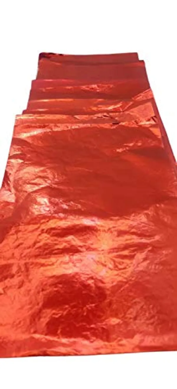 Mali_Panna/Red_Foil(10_Pcs)_For_Shringar_Of_Lord_Hanuman/Bhairav/Devi_(24Cm_ÃÂ¿Ã¯Â¿Â½16_Cm);Ach355,,_Foil