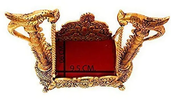 Metal_Handicrafted_Pooja_Jhula_For_Laddu_Gopal_(Gold_17.78_X_9.5_X_17.14_Cm);Ach263