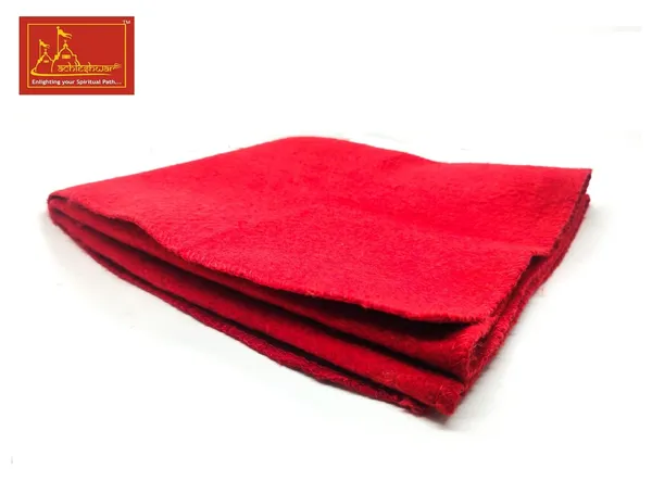Woollen_Aasan/Aasna_For_Complete_Result_On_Doing_Puja_And_To_Avoid_Side_Effects_On_Direct_Sitting_On_The_Ground_And_Worshiping.|_Home||_Pooja|_Red,_(24X20_Inch)_;_Ach241
