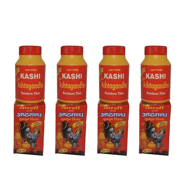 Original_Kashi_Ashtaganda_Chandan_Kumkum_Tilak|Chandan_Powder||God||Pooja|(250Gm)(Pack_Of_4)
