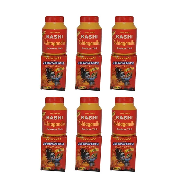 Original_Kashi_Ashtaganda_Chandan_Kumkum_Tilak|Chandan_Powder||God||Pooja|(250Gm)(Pack_Of_6)