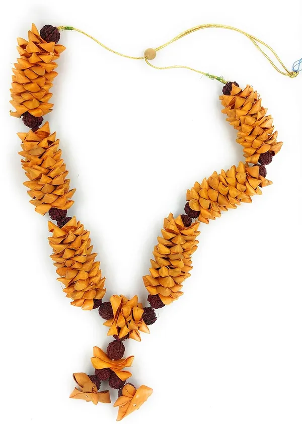 Sandalwood_Along_With_5_Mukhi_Rudraksh_Beads_Scented_Photo_Frame_Mala_|_Chandan_Scented_Wooden_Chaal_|_Garland_For_Photos_Of_Loved_Ones_|_Garland_For_God|,(18_Inch)(Size_Adjustable)_(18)