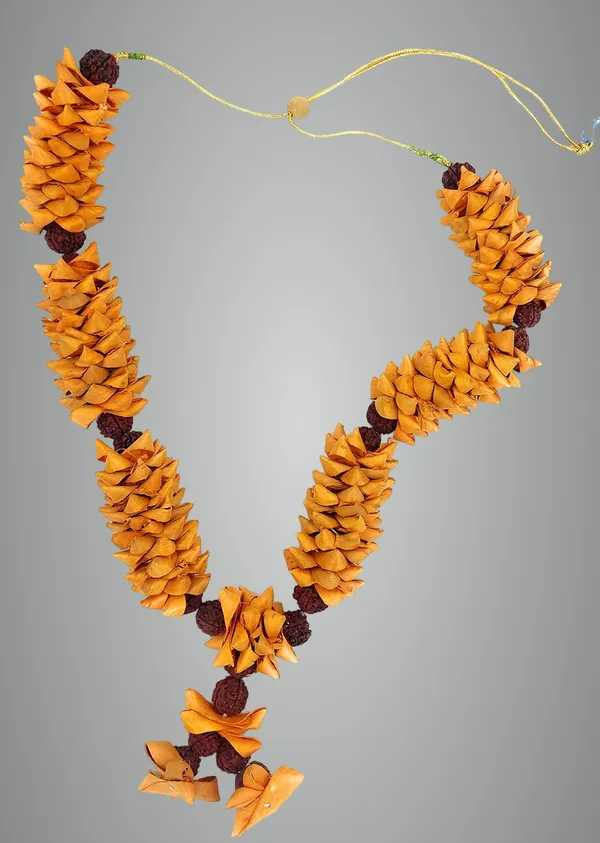 Sandalwood_Along_With_5_Mukhi_Rudraksh_Beads_Scented_Photo_Frame_Mala_|_Chandan_Scented_Wooden_Chaal_|_Garland_For_Photos_Of_Loved_Ones_|_Garland_For_God|,(18_Inch)(Size_Adjustable)_(18)
