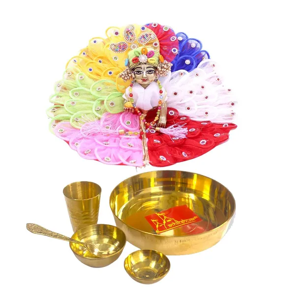 Ashtadhantu_Laddu_Gopal_Bhog_Thali_With_Glass,_Two_Bowl_And_Spoon/Krishna_Bhog_Set_(Medium,_5)