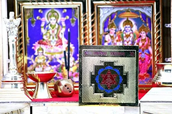 Shri_Ganesh_Yantra_For_Sucess,Business_Growth_And_Prosperity.Pocket_Yantram,Energised,Copper,Multicolor_(3X3_Inch);_Ach41